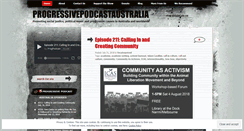 Desktop Screenshot of progressivepodcastaustralia.com